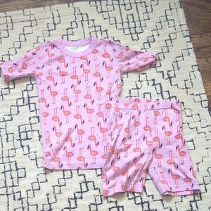 Hanna Andersson Pink Flamingo Kids Pajamas